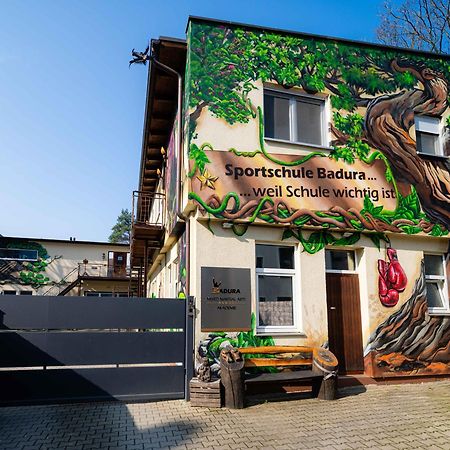Apartment Black Der Sportschule Badura Leipzig Eksteriør bilde